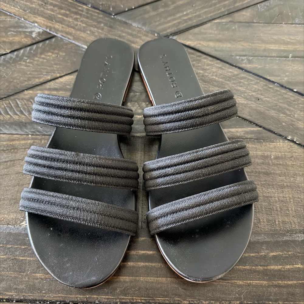 Rothy's Black Slide Sandals